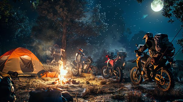 Camping pour les motards : des aménagements bien pensés pour faciliter votre séjour